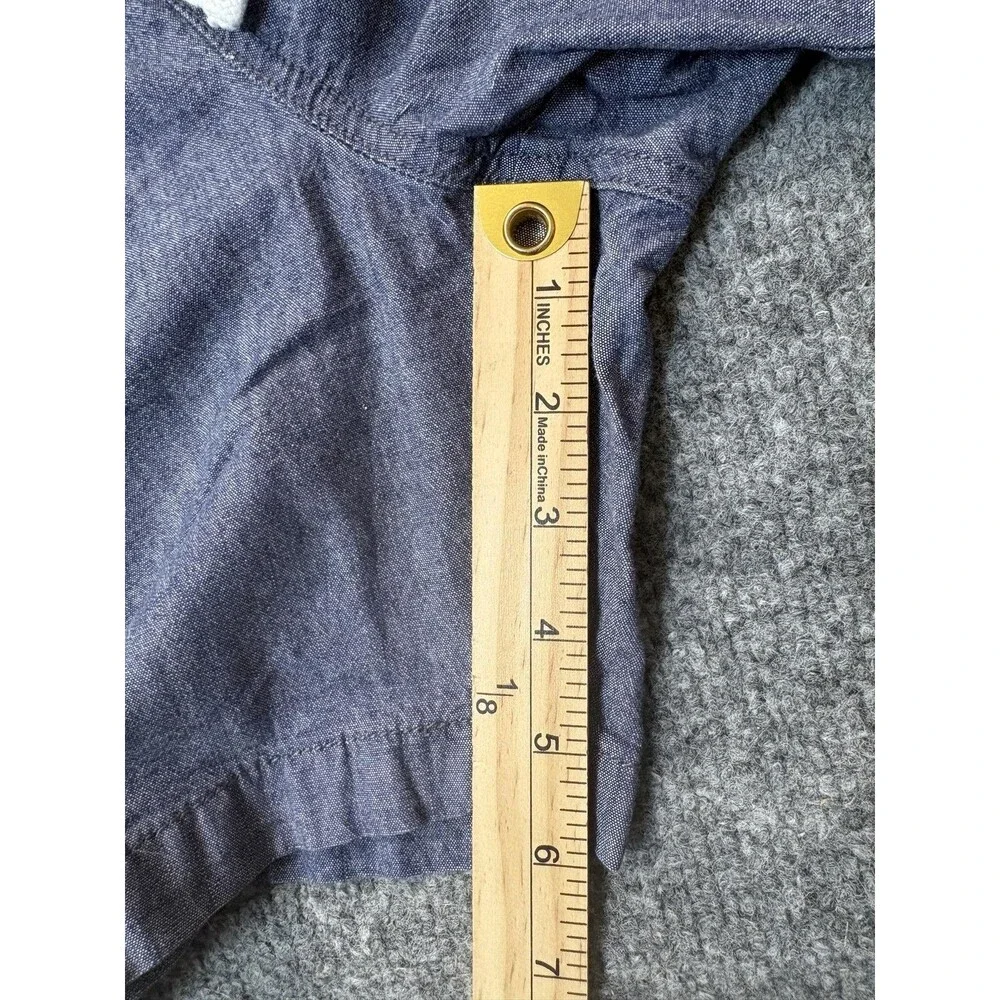 J.CREW Chino Shorts Mens L Blue Lightweight Denim 6